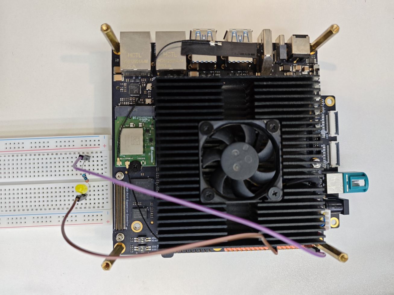 RDK S100 GPIO LED wiring