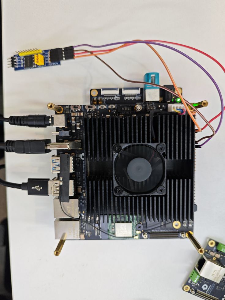 RDK S100 I2C4 PCF8574T wiring
