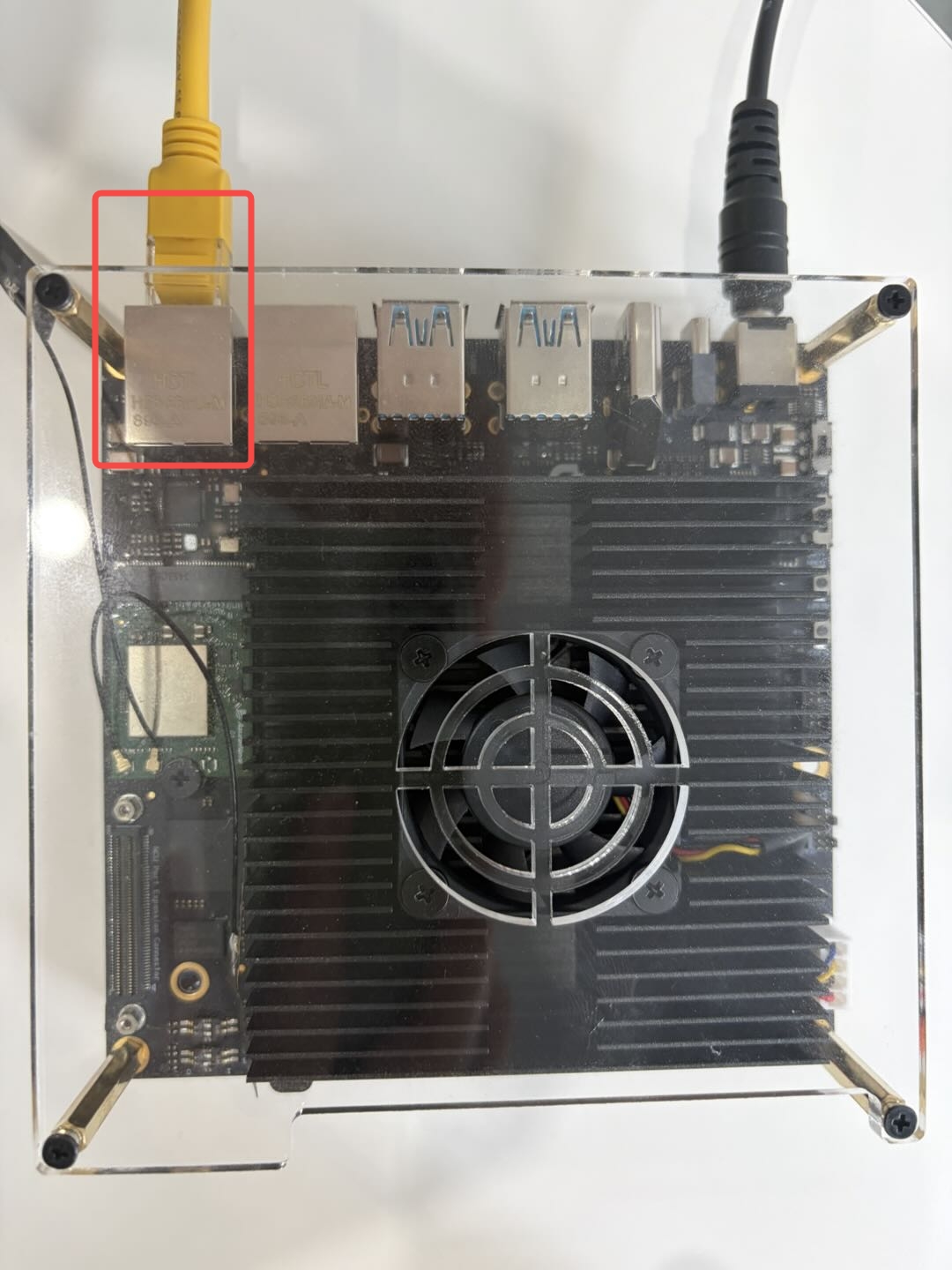 Location of the RDK S100 eth1 port